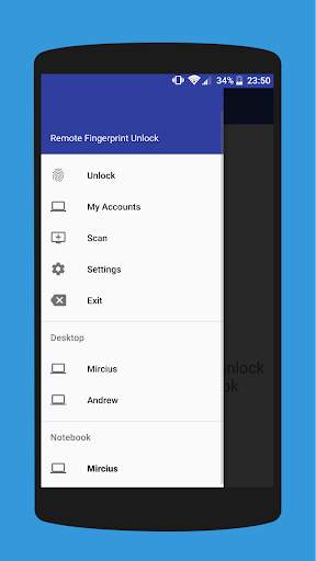 Remote Fingerprint Unlock screenshot 2