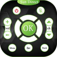 Sun Direct SetTop Box Remote