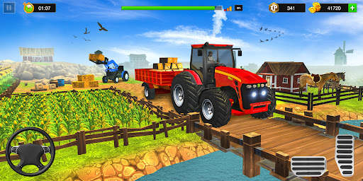 Tractor Farm Simulator Games screenshot 2