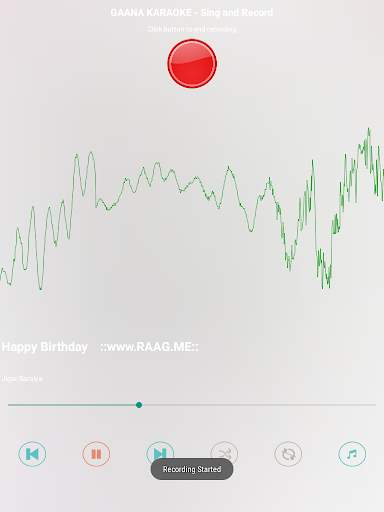 Magnetic Music Player - Gaana Karaoke screenshot 12