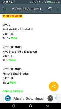 DAILY 2  ODDS SOCCER TIPS screenshot 3