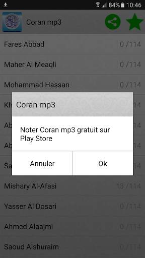 Coran mp3 gratuit screenshot 13