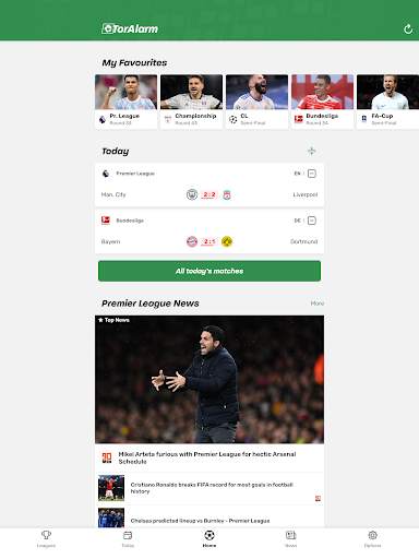 TorAlarm - Football Scores screenshot 9