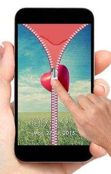 Love Zipper Screen Lock screenshot 2