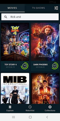 TV - manage your movies and shows screenshot 1
