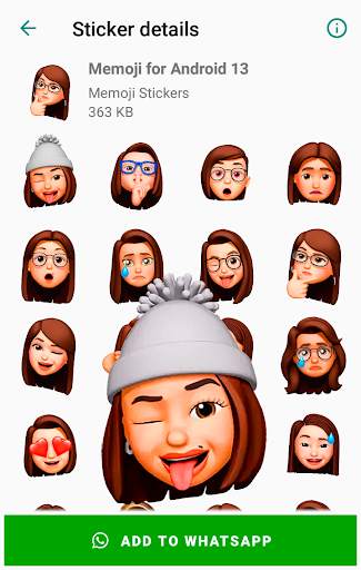 Stickers Memoji for Android WhatsApp WAStickerApps screenshot 4