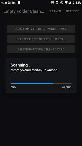 Empty Folder Cleaner screenshot 1