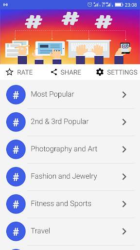 Trending Instagram HashTags screenshot 3