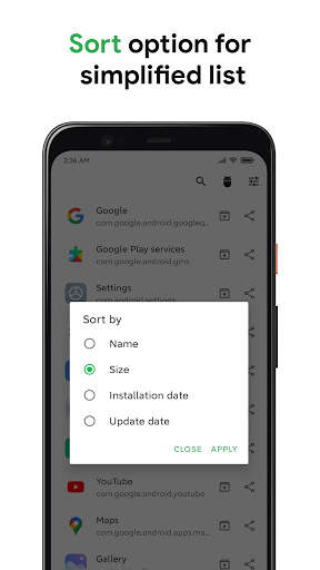 Basic APK Manager 6 تصوير الشاشة