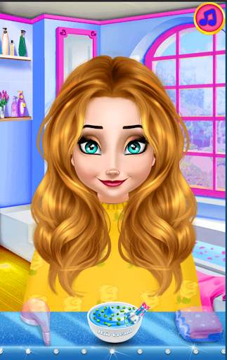 Hair salon girl princesses kingdoms choose styles screenshot 4