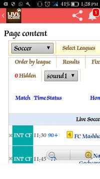 Live Score App screenshot 3