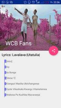WCB Wasafi Fans Download Music app 2018 screenshot 2