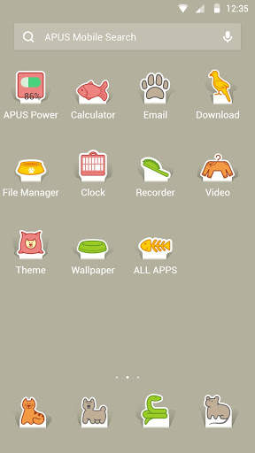 Pets-APUS Launcher theme screenshot 2