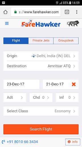 FareHawker -Flight Ticket & Airlines Group Booking screenshot 1