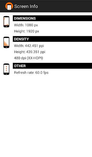 Screen Info screenshot 1