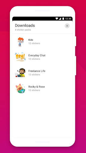 Vidio Stickers for WhatsApp screenshot 4