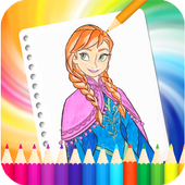 Coloring Barbie Pages icon