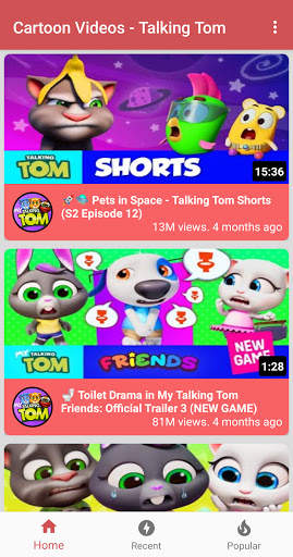Cartoon Videos - Talking Tom Cartoon Videos screenshot 2