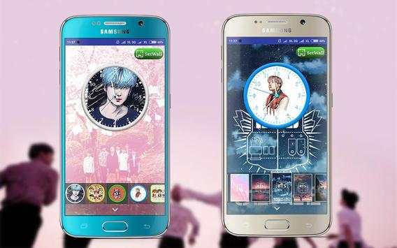 BTS Clock Live Wallpaper screenshot 3