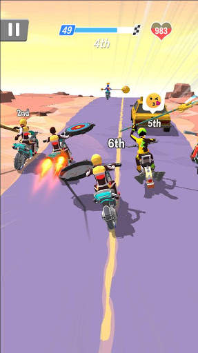 Moto Rush 3D screenshot 1