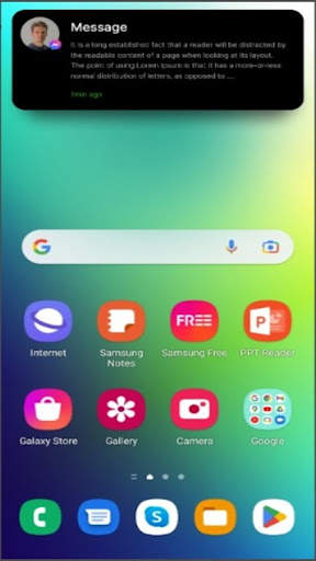 Dynamic Island launcher iOS 16 screenshot 1