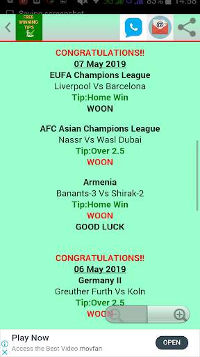 FREE WINNING TIPS screenshot 3