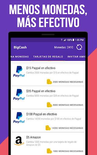 Gane Dinero y Tarjetas Regalo screenshot 2