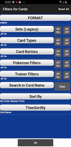 Database for Poke Cards screenshot 6