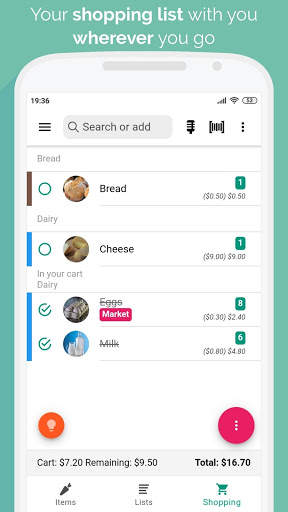 Lista della spesa e della dispensa - Pantrify screenshot 1