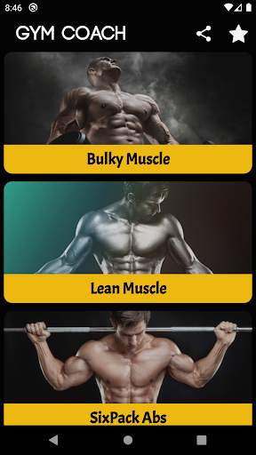 Gym Coach App screenshot 1
