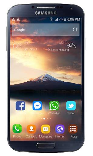 Launcher Samsung Galaxy S8 Theme screenshot 1