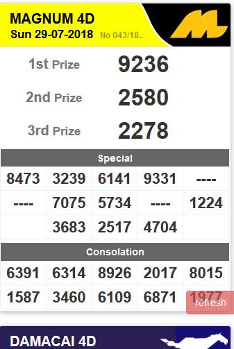 FREE LIVE 4D RESULT screenshot 3