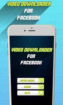Video Downloader For Facebook screenshot 1