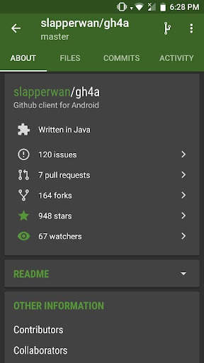 OctoDroid for GitHub screenshot 3