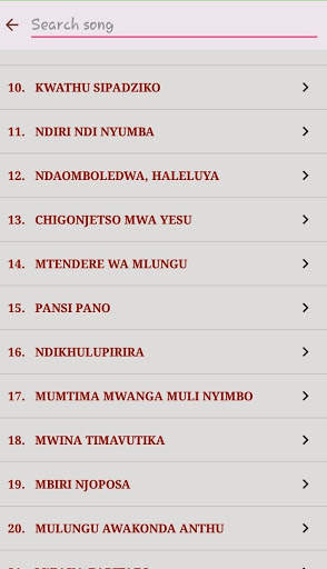 Chitsitsimutso songs screenshot 4