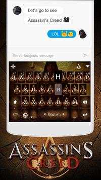 Assassin's Creed Kika Keyboard स्क्रीनशॉट 1