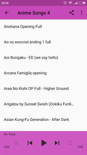 Anime Music Offline screenshot 5