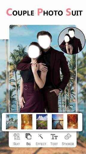 Couple Photo Suit - Love Couple Photo Editor 2 تصوير الشاشة