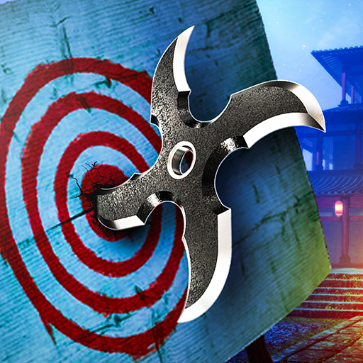 Ninja Star Shuriken Hit &amp; Knock Down Shooting Game icon
