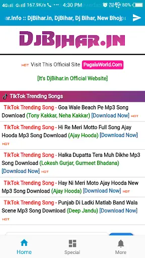 Dj Song Download screenshot 1