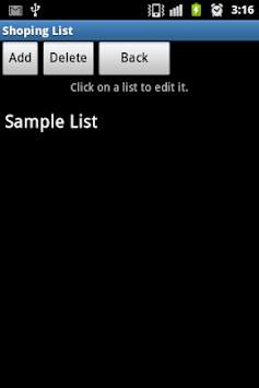 Shopping List (Voice Control) screenshot 1