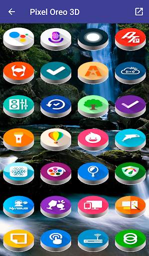 Pixel Pie 3D - Icon Pack screenshot 2