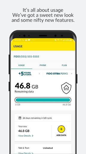 Fido My Account screenshot 1