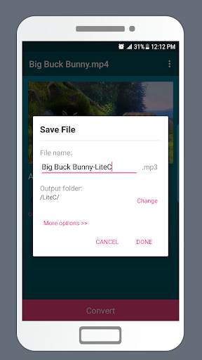 LiteC Video MP3 Audio Extract screenshot 4