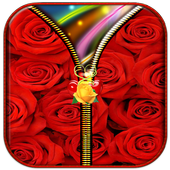 Rose Zipper Lock Screen icon