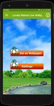 Lovely Nature Livewallpaper 2 تصوير الشاشة