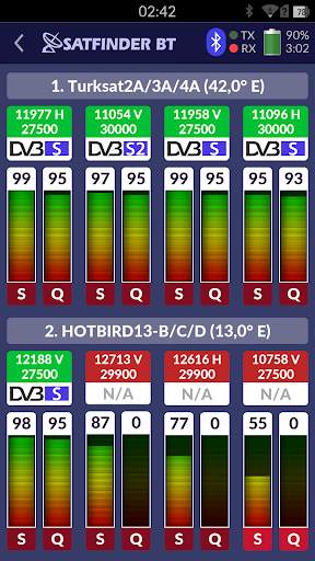 SATFINDER BT DVB-S2 screenshot 4