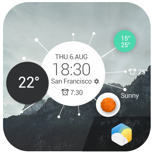 detailed info real time weathe icon