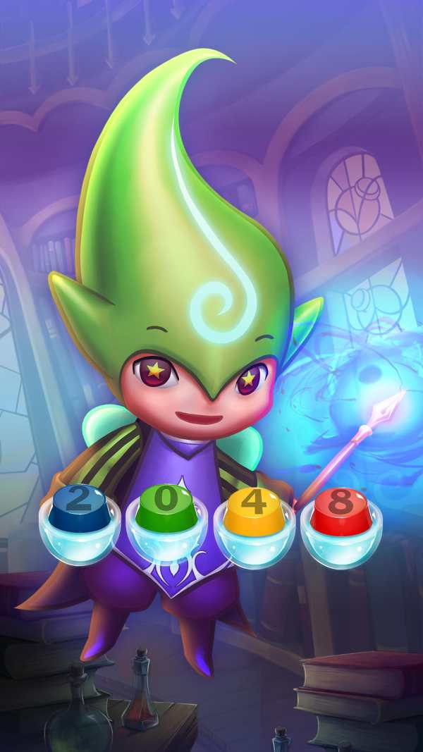 2048 Pooks: Magic adventure screenshot 1