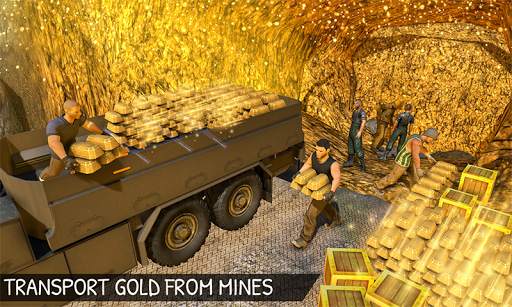 Off-Road Gold Truck Simulator-Transport Gold Mania screenshot 1